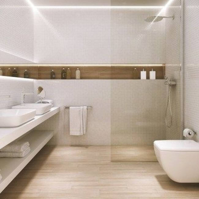 Reformar baño pequeño moderno