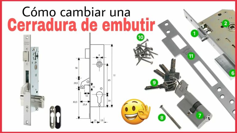 Partes de una cerradura