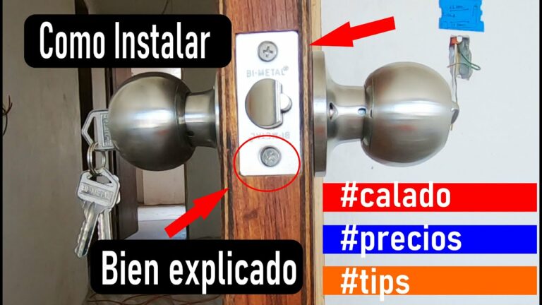 Como poner una cerradura