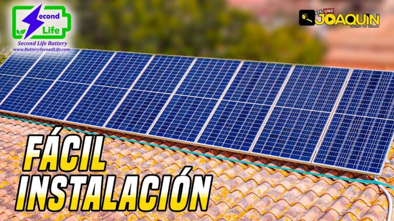 Montaje placas solares fotovoltaicas