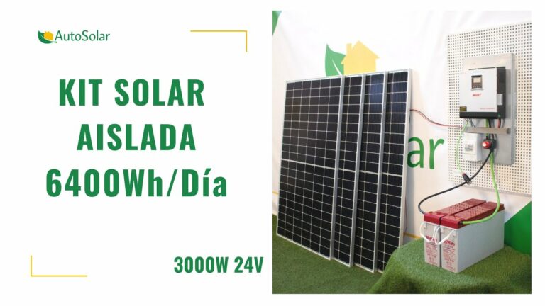 Placas solares para casa de campo