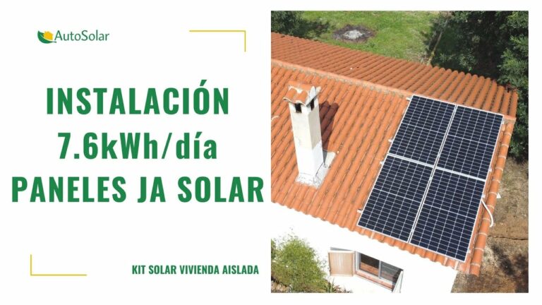Equipos placas solares fotovoltaicas para viviendas aisladas