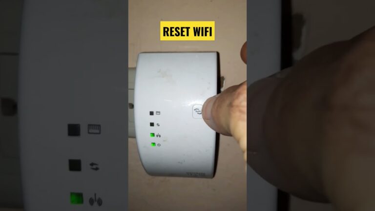 Como reiniciar un repetidor wifi