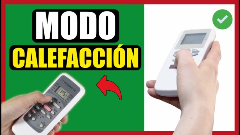 Como colocar el aire acondicionado en calor