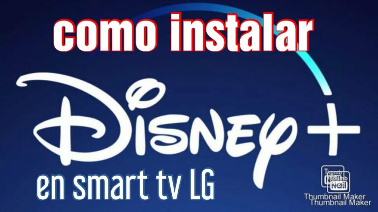 Como bajar disney plus en smart tv lg