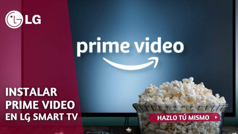 Como poner prime video en smart tv lg