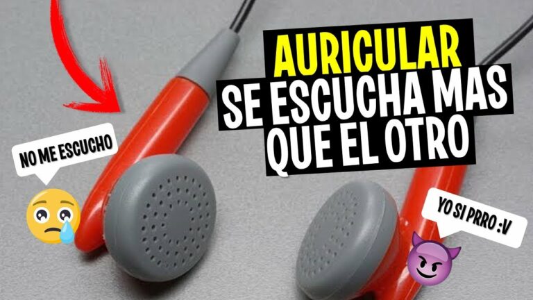 Como arreglar auriculares que se escuchan bajo