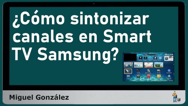 Como buscar canales en tv samsung