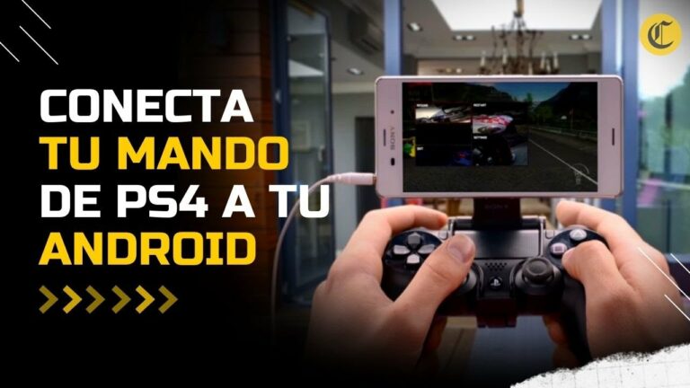 Como conectar el mando de ps4 al movil