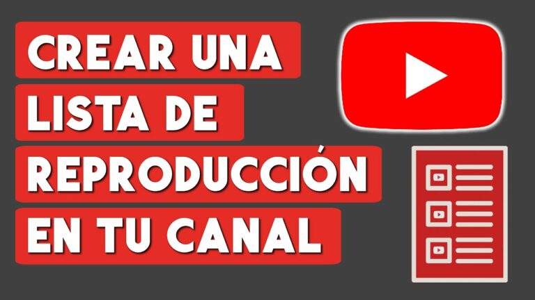 Como hacer lista de reproduccion en youtube