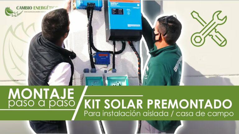 Como montar placas solares