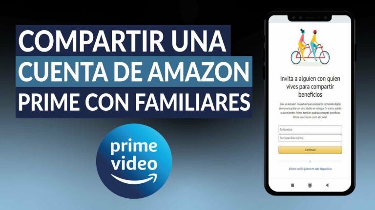 Como compartir prime video con otra persona