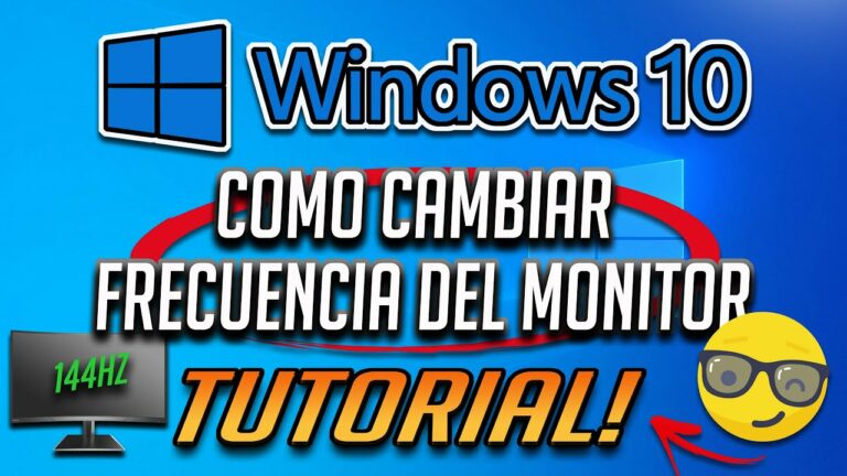 Como poner 144hz en windows 10