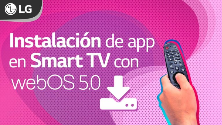 Como instalar app en smart tv lg