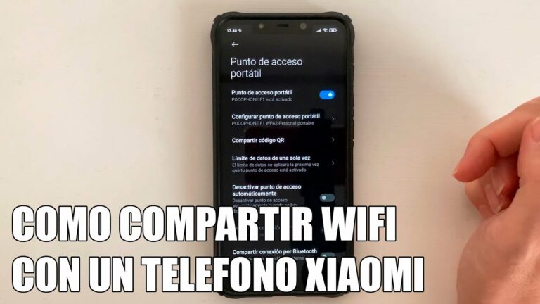 Como compartir internet en un xiaomi