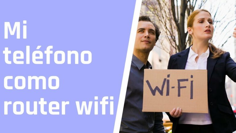 Como hacer del movil un router wifi