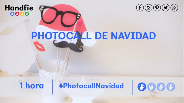 Como hacer un photocall de navidad