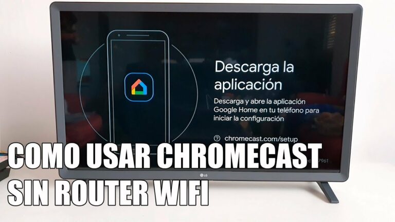 Como configurar chromecast sin wifi