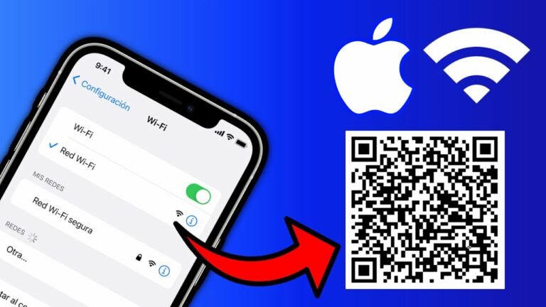 Como compartir wifi por codigo qr iphone