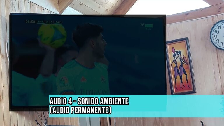 Como cambiar el audio en movistar la liga