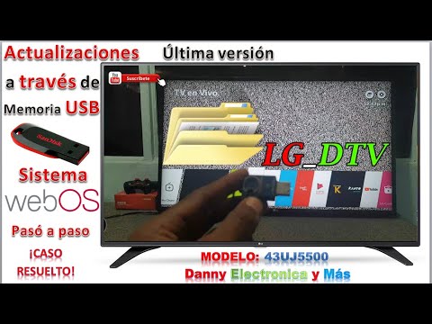 Como actualizar tv lg por usb