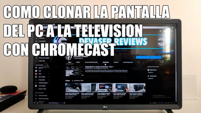 Como conectar mi pc ala tv con chromecast