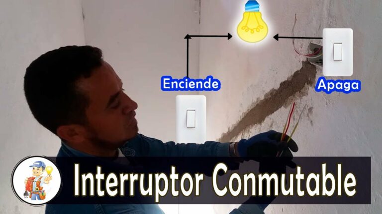 Como instalar un interruptor conmutable