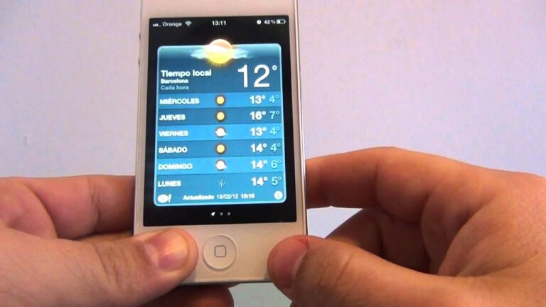 Como ver la temperatura de mi iphone