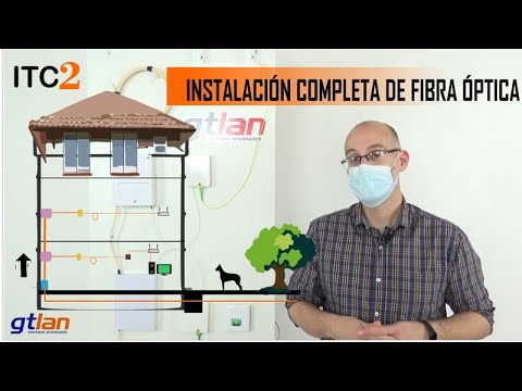 Como se hace la instalacion de fibra optica en casa