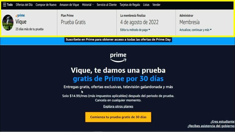 Como conseguir amazon prime gratis