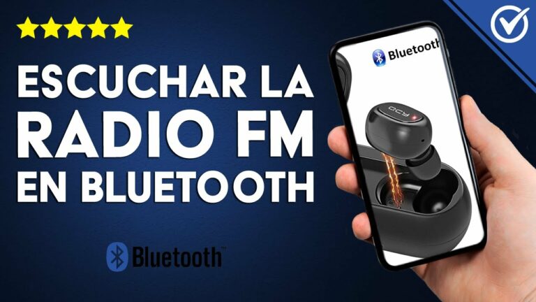 Como escuchar la radio del movil con auriculares bluetooth