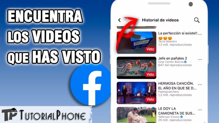 Como encontrar un video visto en facebook