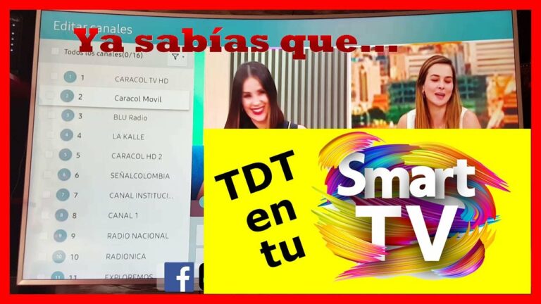 Como ver tdt en smart tv samsung sin antena