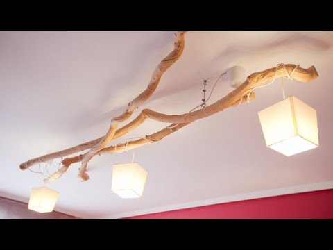 Como hacer lamparas de techo originales