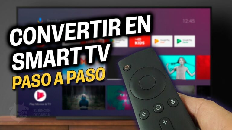 Como convertir una television en smart tv