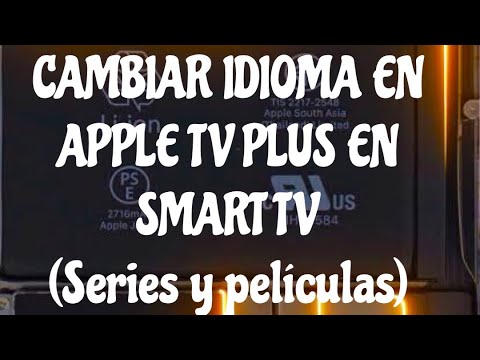 Apple tv como cambiar idioma pelicula