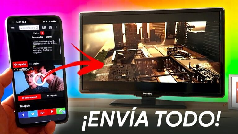Como pasar pelicula de celular a tv