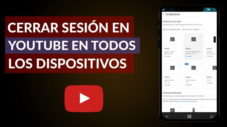 Como cerrar sesion en youtube