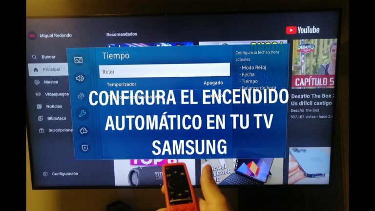 Como encender tv samsung sin mando