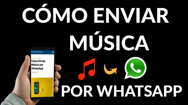 Como enviar una cancion por whatsapp