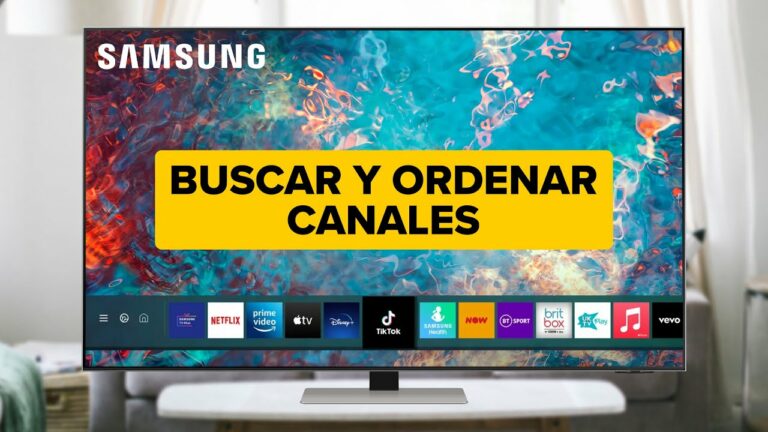 Como se ordenan los canales en una tv samsung