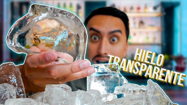 Como hacer hielo transparente