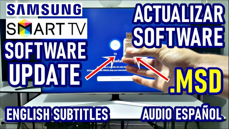 Como actualizar tv samsung