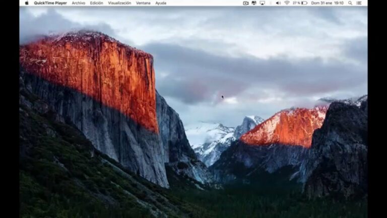 Como grabar pantalla con quicktime en mac