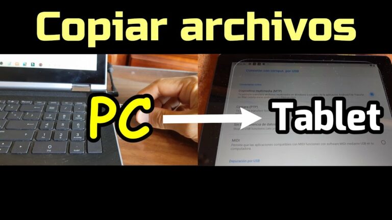 Como pasar archivos de una tablet a otra