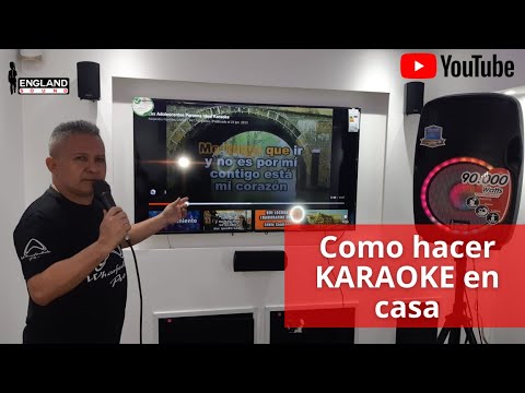 Como hacer un karaoke en casa