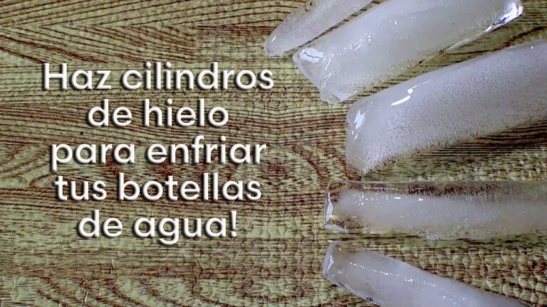 Como hacer hielo en casa sin cubitera