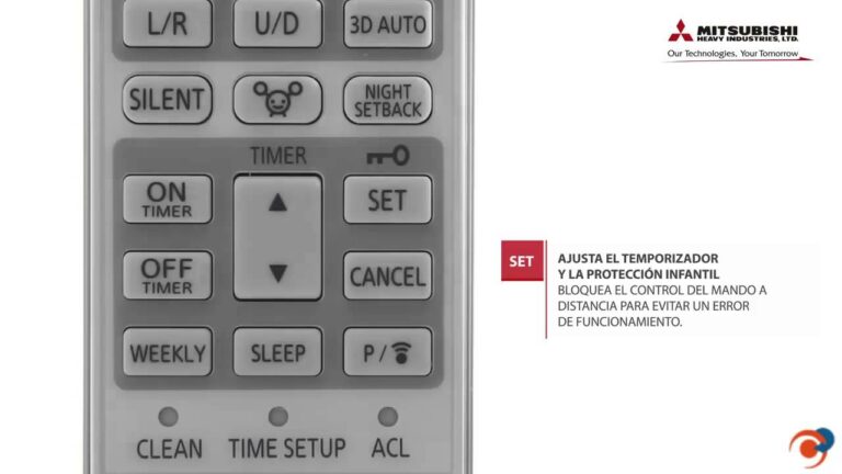 Como poner el aire acondicionado en frio mitsubishi electric