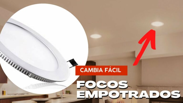 Como cambiar bombillas downlight por led