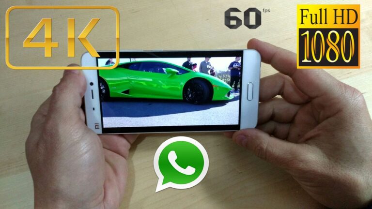 Como enviar vídeos 4k por whatsapp